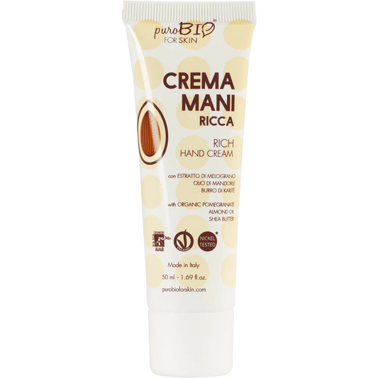 Crema mani ricca puroBIO