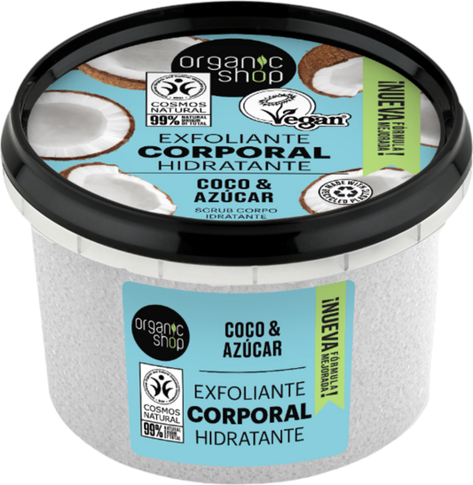 Scrub corpo idratante cocco e zucchero
