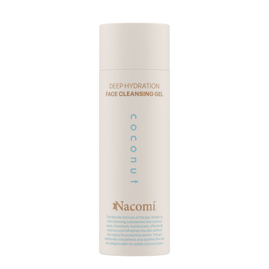Detergente viso delicato in gel al cocco