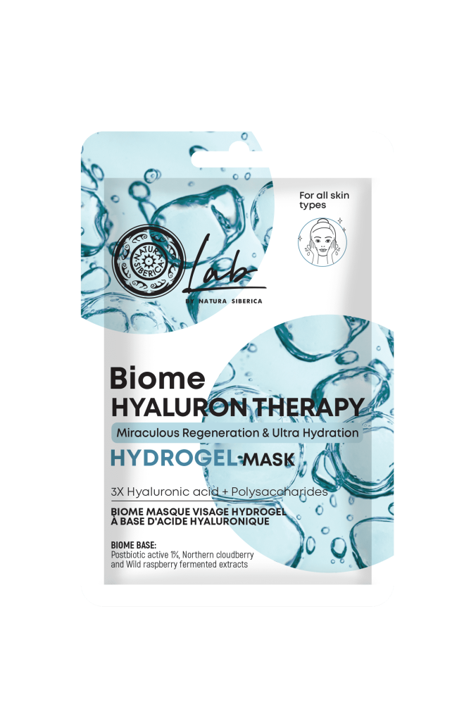 Maschera viso idrogel terapia ialuronica