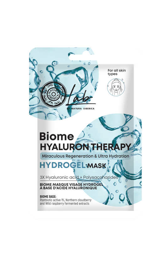 Maschera viso idrogel terapia ialuronica