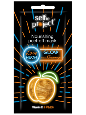 Maschera peel-off nutriente al neon GlowInOrange