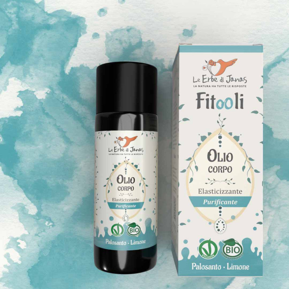 Olio corpo elasticizzante e purificante, palosanto e limone