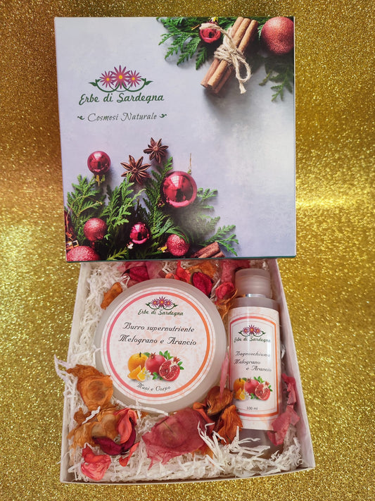 Confezione regalo melograno e arancio