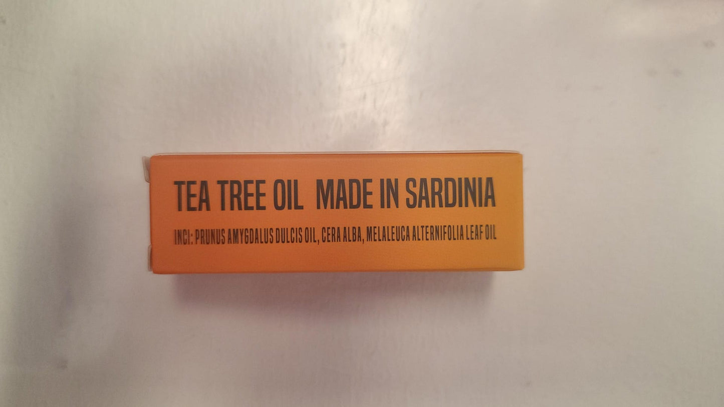 Balsamo labbra al tea tree antibatterico contro herpes