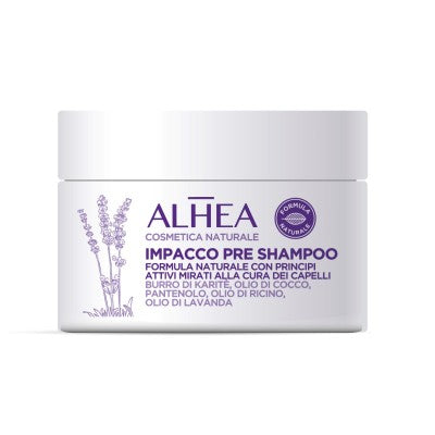 Impacco pre shampoo con olio di lavanda