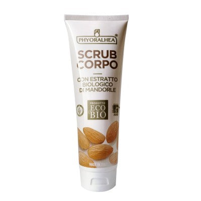 Scrub corpo con estratto biologico di mandorle