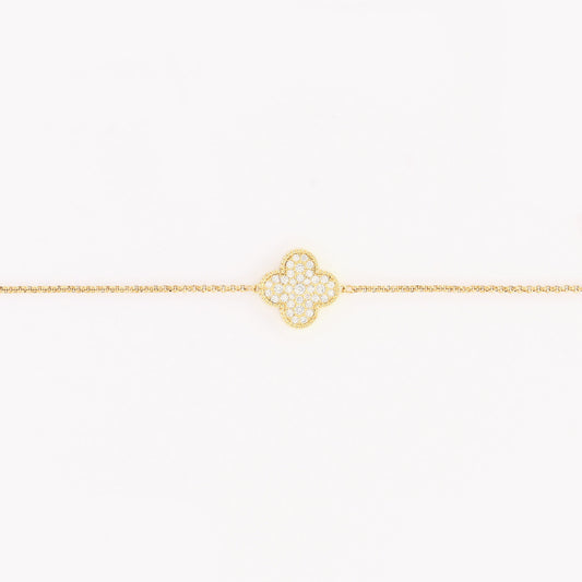 Bracciale quadrifoglio