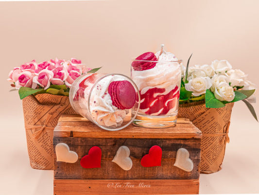 Candela gourmet meringa e macaron