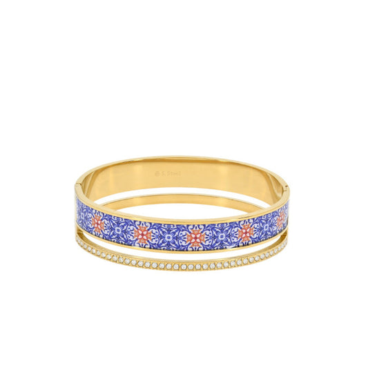 Bracciale rigido dorato