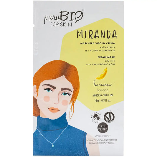 Maschera viso in crema MIRANDA per pelli grasse