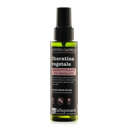 Cheratina vegetale spray capelli ristrutturante e volumizzante
