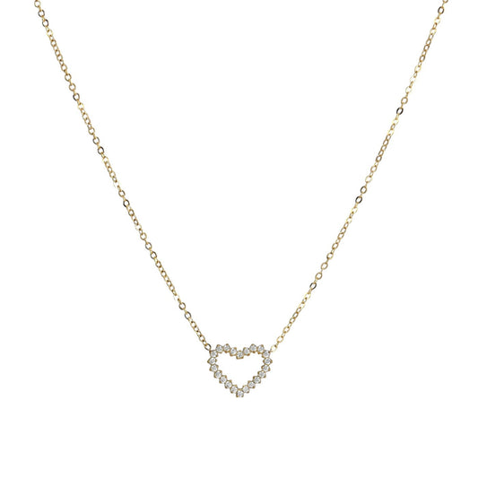 Collana cuore argento