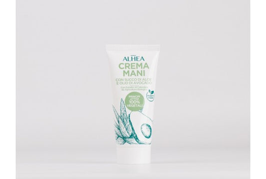 Crema mani con aloe vera e avocado