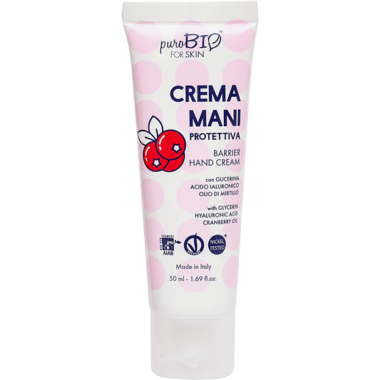 Crema mani protettiva al mirtillo