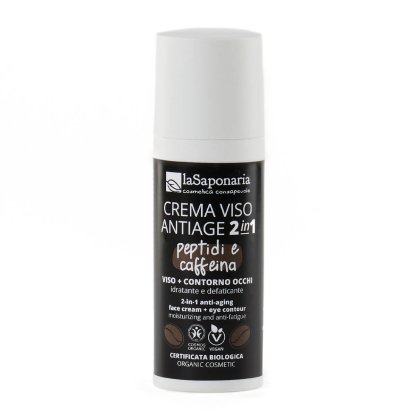 Crema viso + Contorno occhi idratante e defaticante (Linea Uomo)