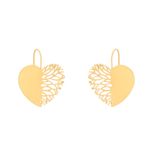 Orecchini middle heart