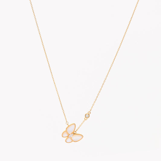 Collana semi preziose farfalla
