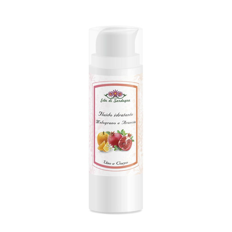 Fluido idratante melograno e arancio