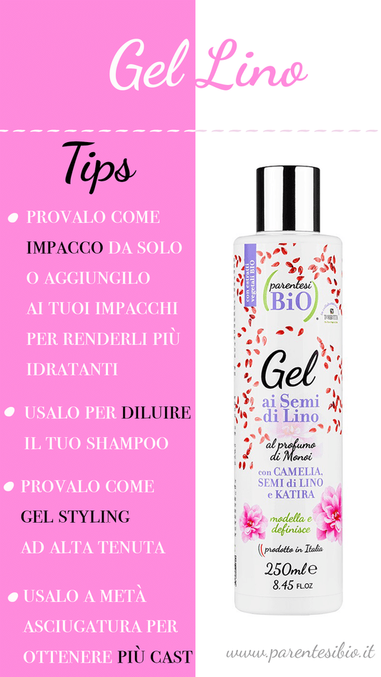 Gel ai semi di lino modella e definisce