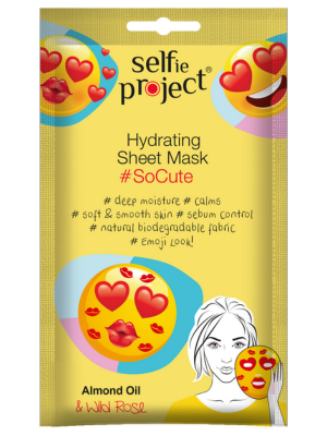Maschera in tessuto ad intensa idratazione con olio di mandorle