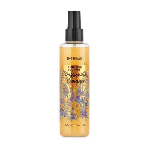 Spray corpo con riflessi dorati