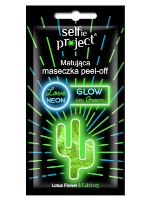 Maschera opacizzante al neon GlowInGreen