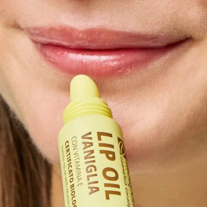 Lip Oil Vaniglia trasparente, protettivo e nutriente con vitamina E
