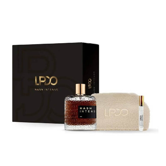 Cofanetto Black Afgano LPDO (profumo 100 ml + profumo da borsetta + pochette elgante)