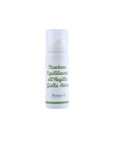 Maschera equilibrante all'argilla gialla attiva