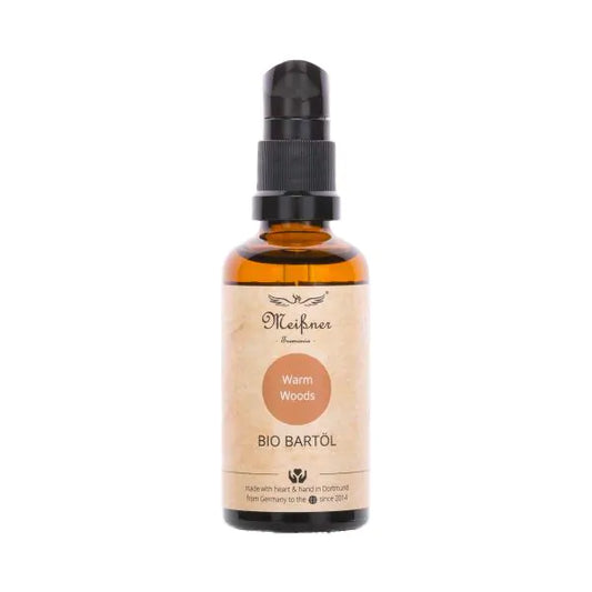 Olio per barba con profumo legnoso