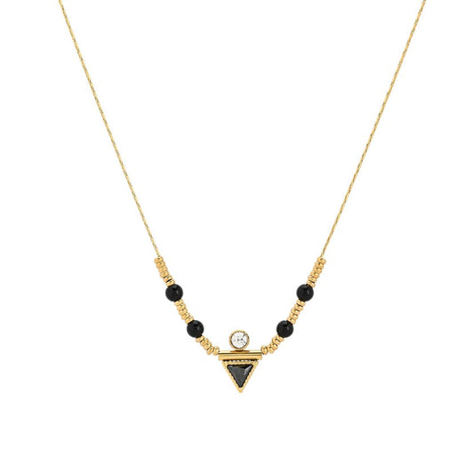 Collana semplice con pietre