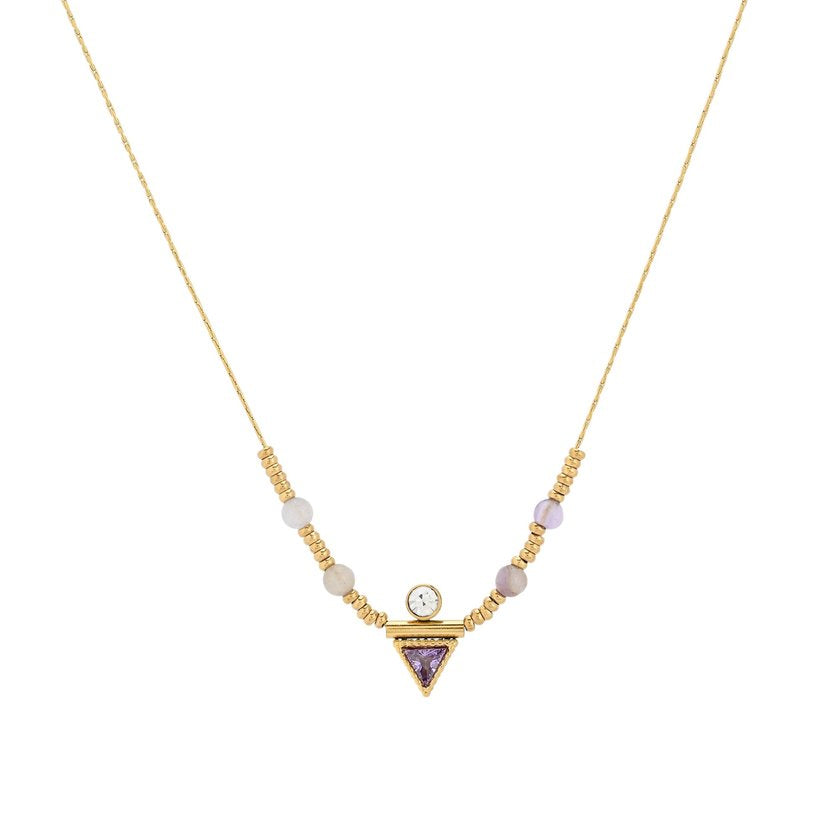 Collana semplice con pietre