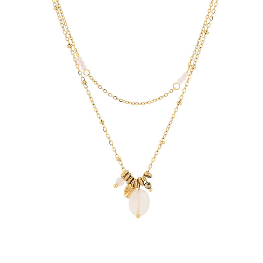Collana doppia con pendenti