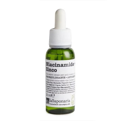 Niacinamide + Zinco Attivo puro - Siero viso ad azione seboequilibrante e anti-imperfezioni