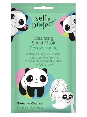 Maschera in tessuto detergente
