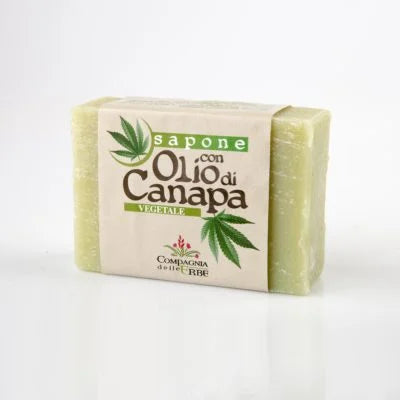 Sapone Vegetale all’olio di Canapa 20% 100gr