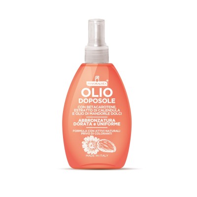 Olio doposole per un'abbronzatura dorata e uniforme