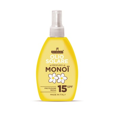 Olio solare al profumo di monoi spf 15