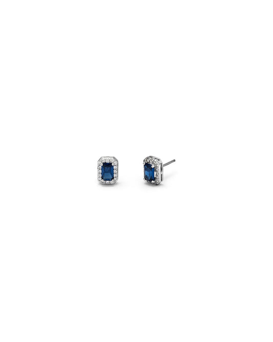 Orecchini Anastasia argento blu