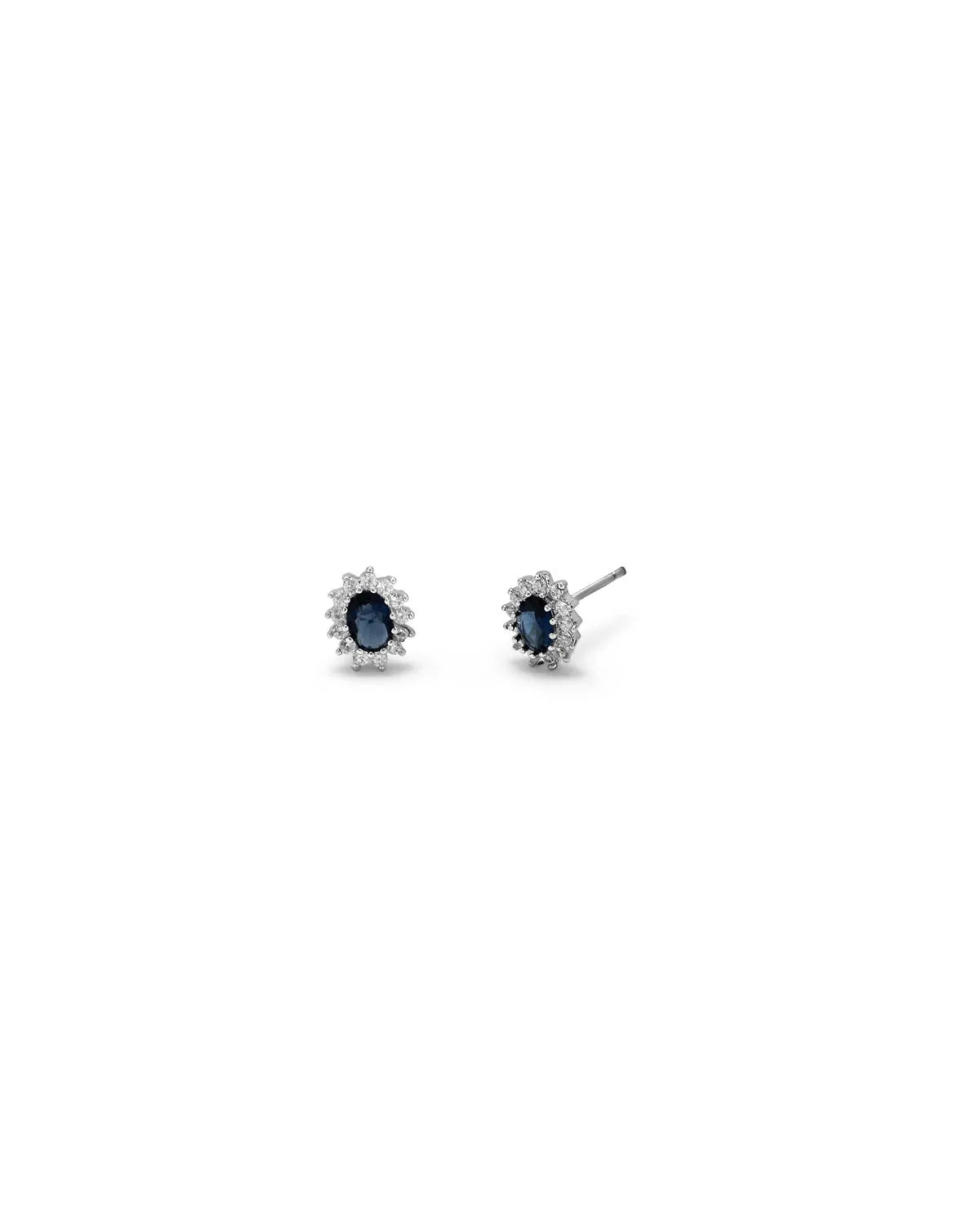 Orecchini Kate argento blu