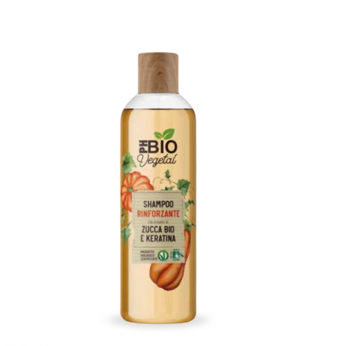 Shampoo rinforzante alla zucca bio e karatina