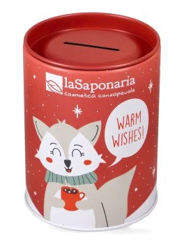 Salvadanaio Volpe Artica - Kit Mani e Labbra