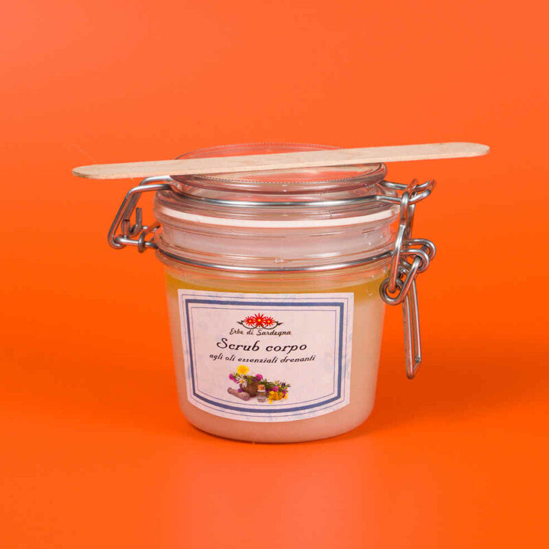 Scrub corpo naturale agli oli drenanti