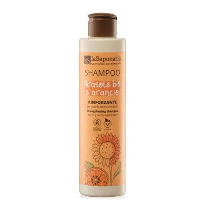 Shampoo rinforzante per capelli secchi e trattati