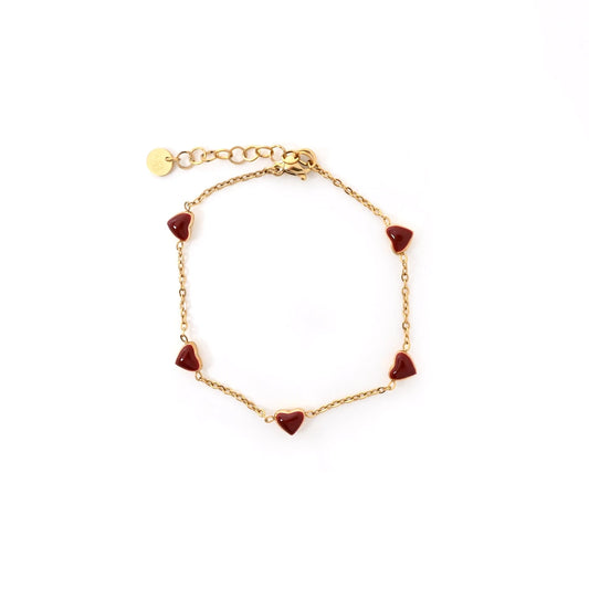 Bracciale piccoli cuori