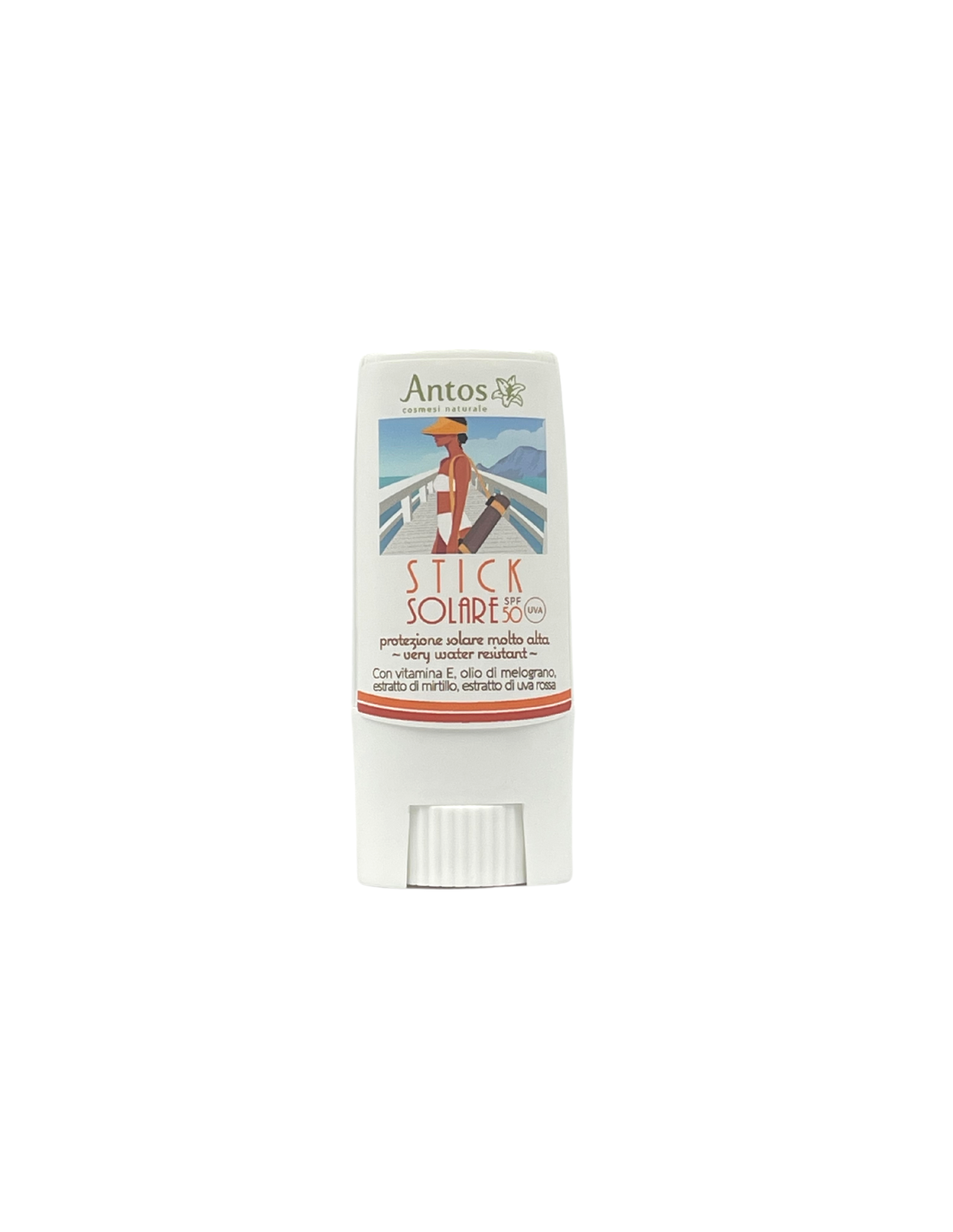 Stick solare SPF 50+ water resistant - Protezione viso, labbra, tattoo