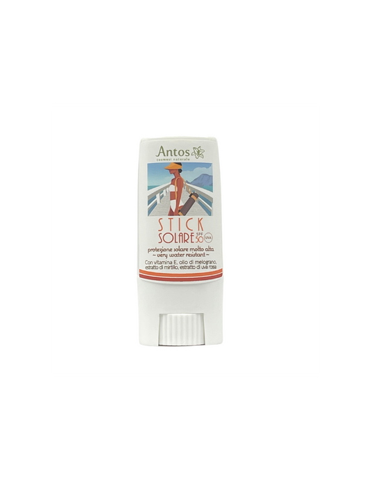 Stick solare SPF 50+ water resistant - Protezione viso, labbra, tattoo