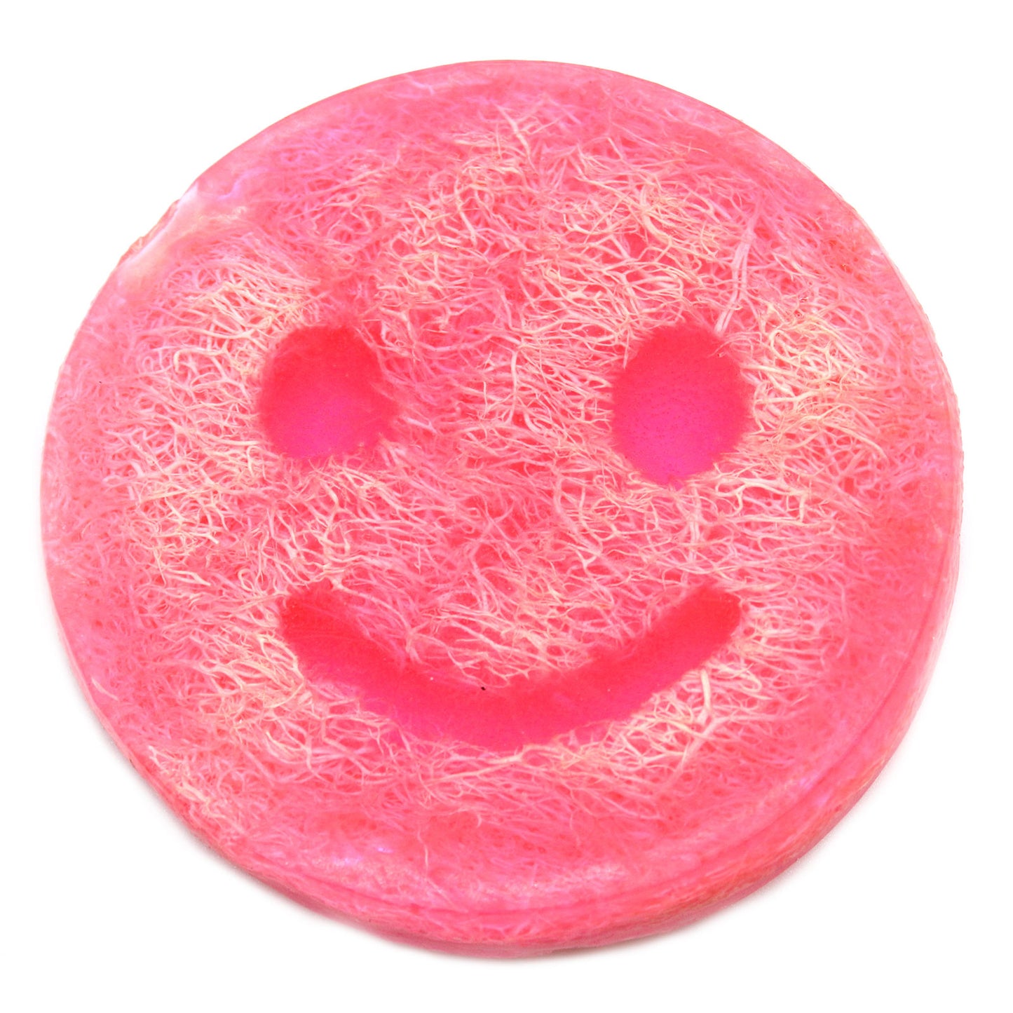 Spugna in luffa con sapone al bubblegum